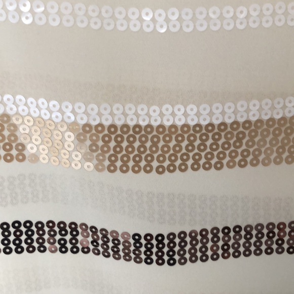 NEW GUESS Gold Sequin Top - Picture 4 of 5